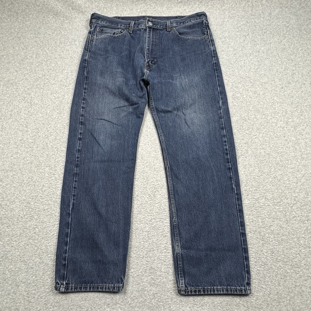 Levi's 505 Jeans Mens 38x30 Classic Straight Fit Cotton‎ Denim Casual Basic Work